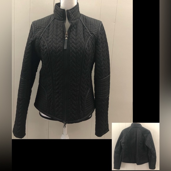 HARLEY Davidson Sz M Black Quilted Jacket - Picture 3 of 16
